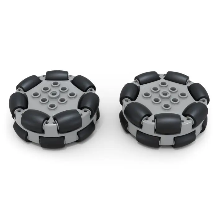 [228-2536] 200mm Travel Omni-Directional Wheel (2-pack)